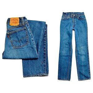 Levi’s 26501-0116 Vintage High Rise Button Up Jeans W27 L34 Very Good Condition
